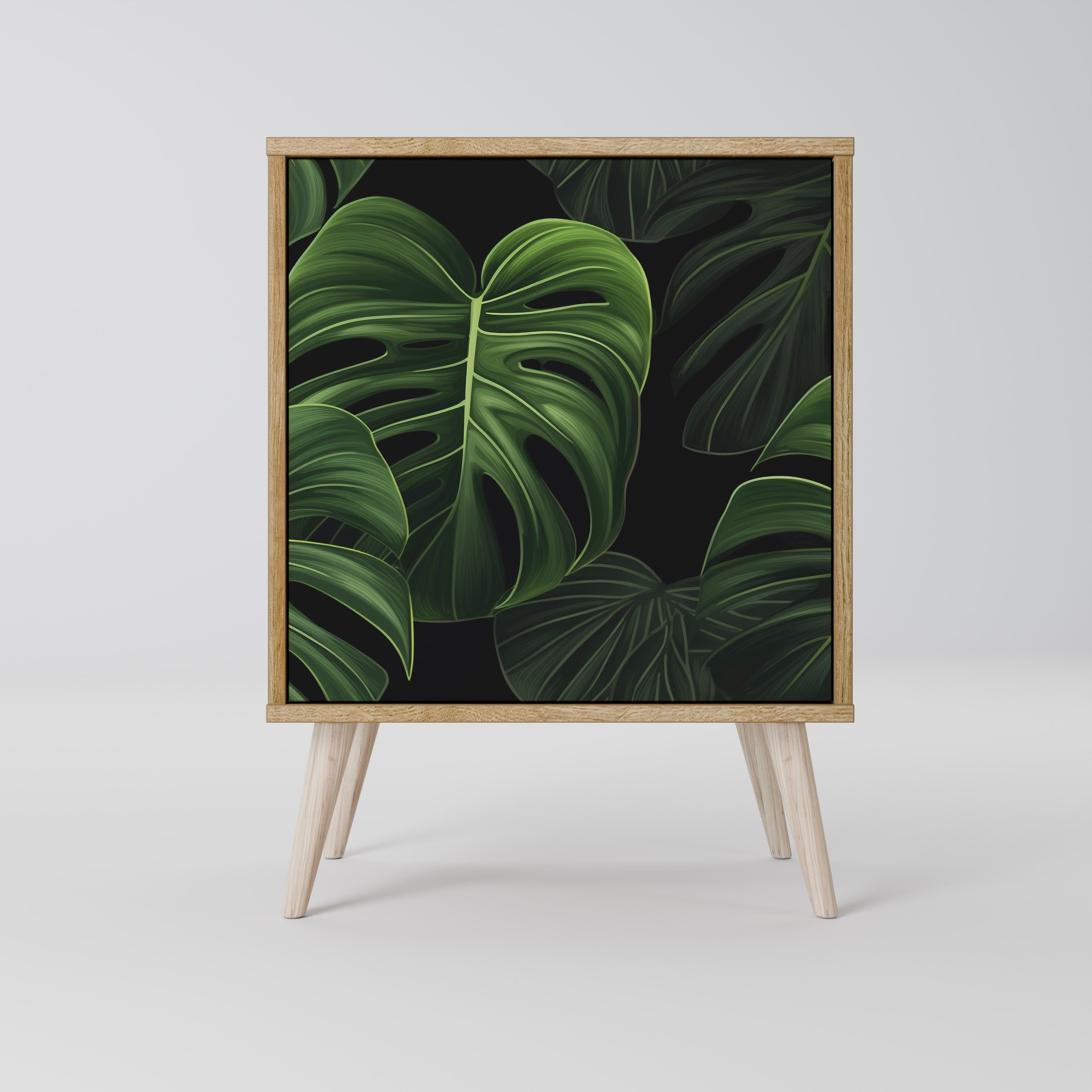 INFINITE MONSTERA Sideboard mit 1 Tür in Eiche-Optik