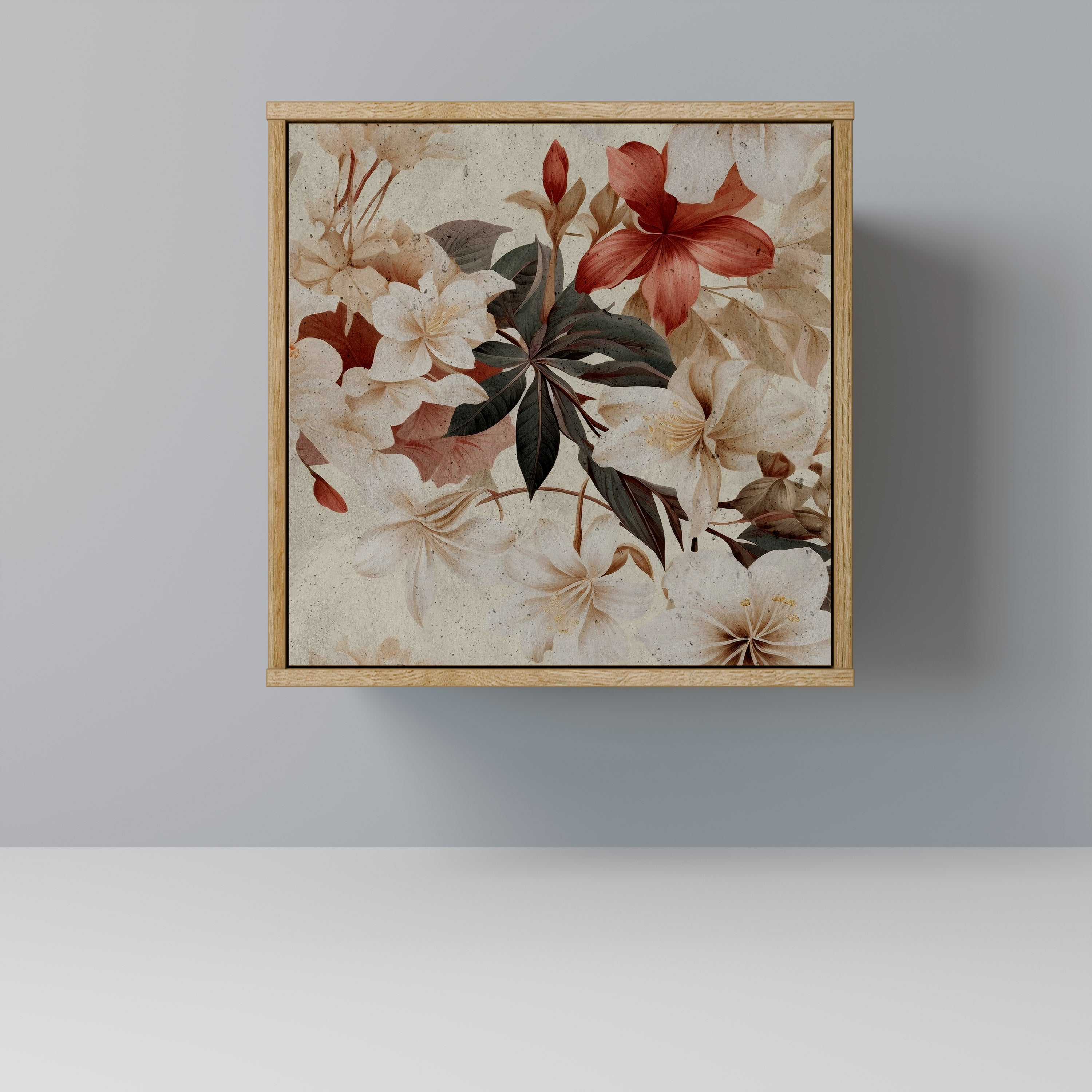 PETAL HARMONY Sideboard mit 1 Tür in Eiche-Optik