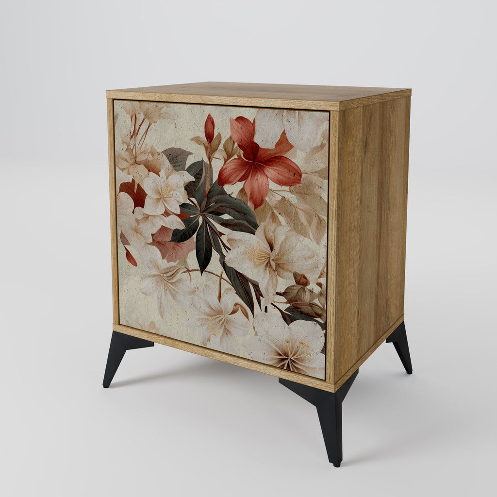 PETAL HARMONY Sideboard mit 1 Tür in Eiche-Optik