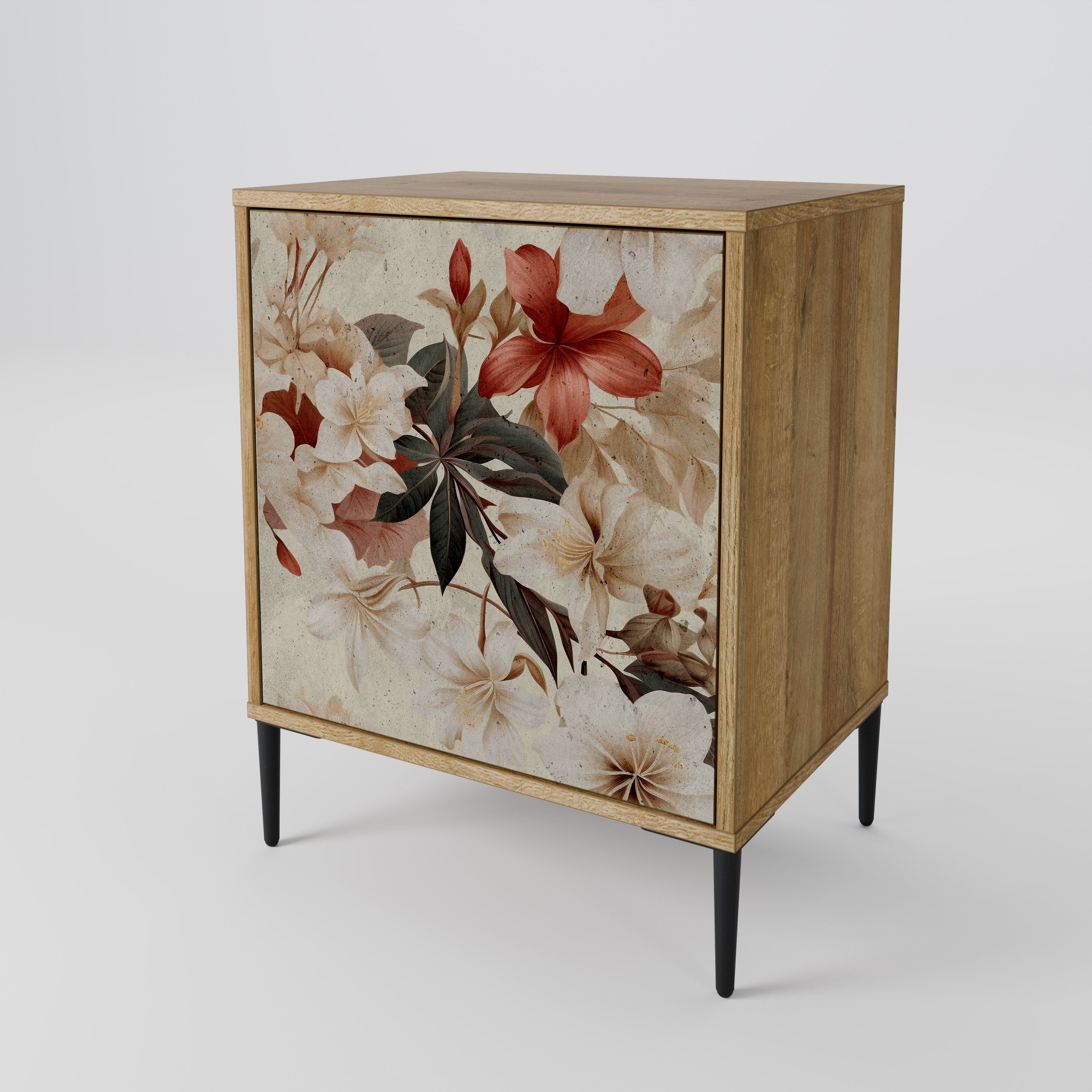 PETAL HARMONY Sideboard mit 1 Tür in Eiche-Optik