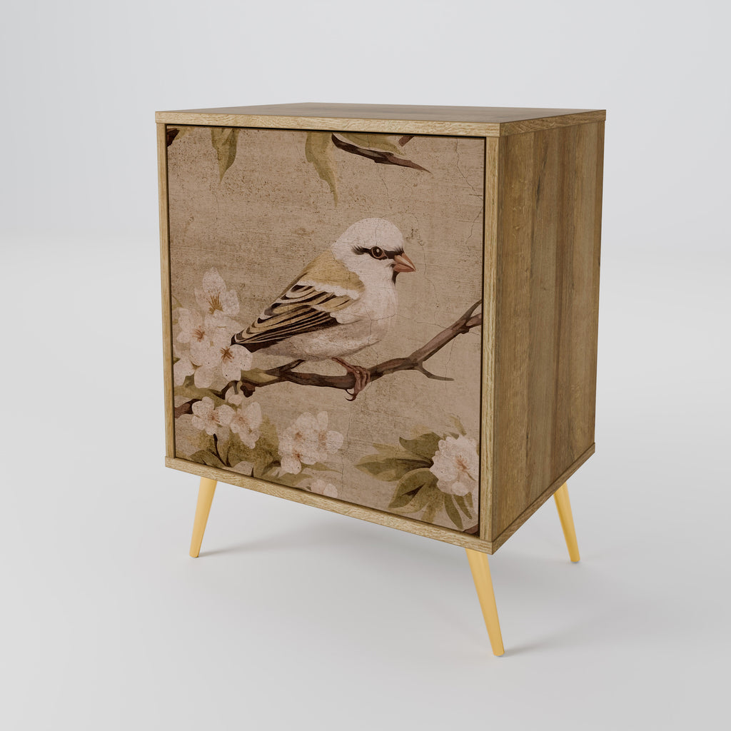 PETAL DISTINGUISH Sideboard mit 1 Tür in Eiche-Optik