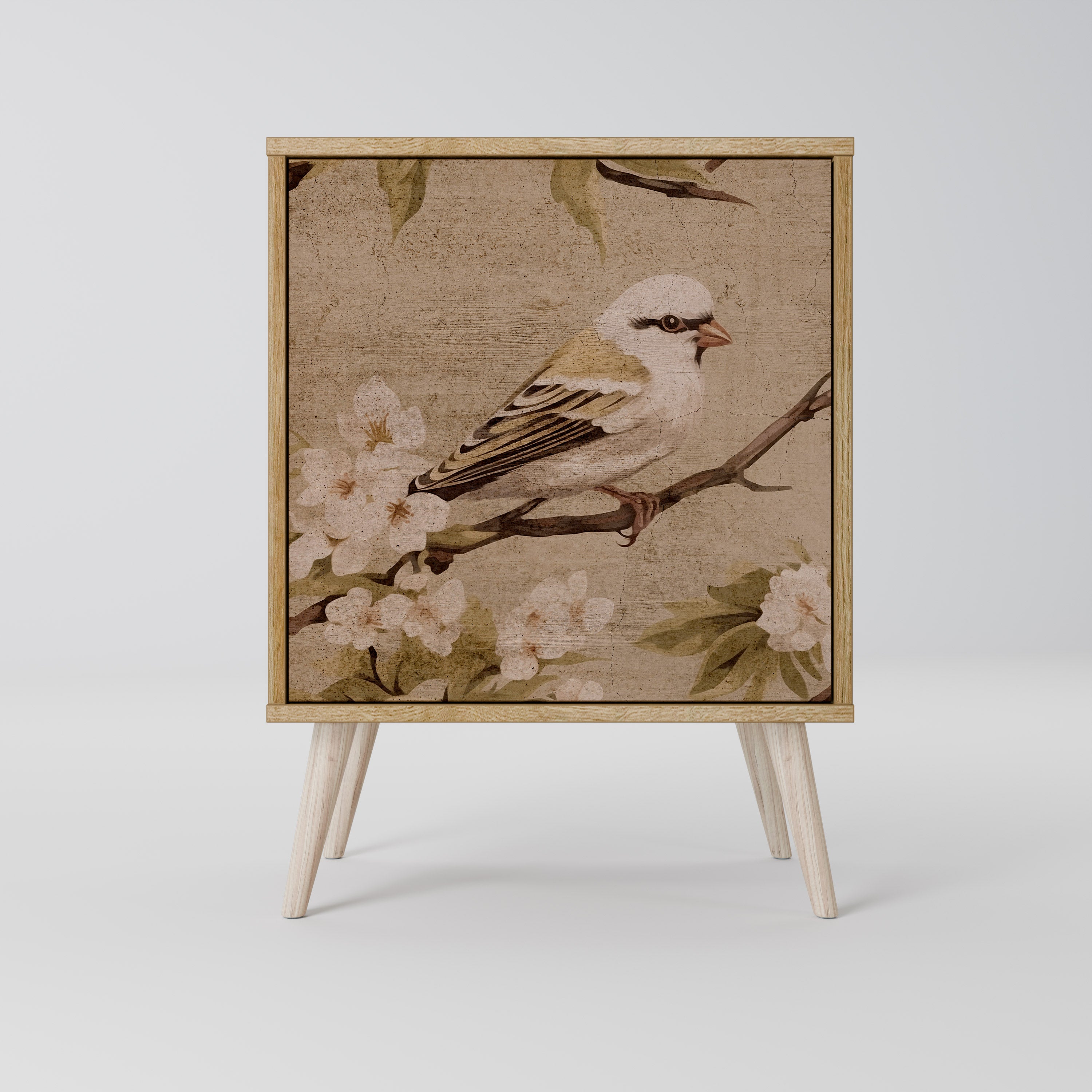 PETAL DISTINGUISH Sideboard mit 1 Tür in Eiche-Optik