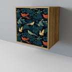FOWL ORNAMENT Sideboard mit 1 Tür in Eiche-Optik