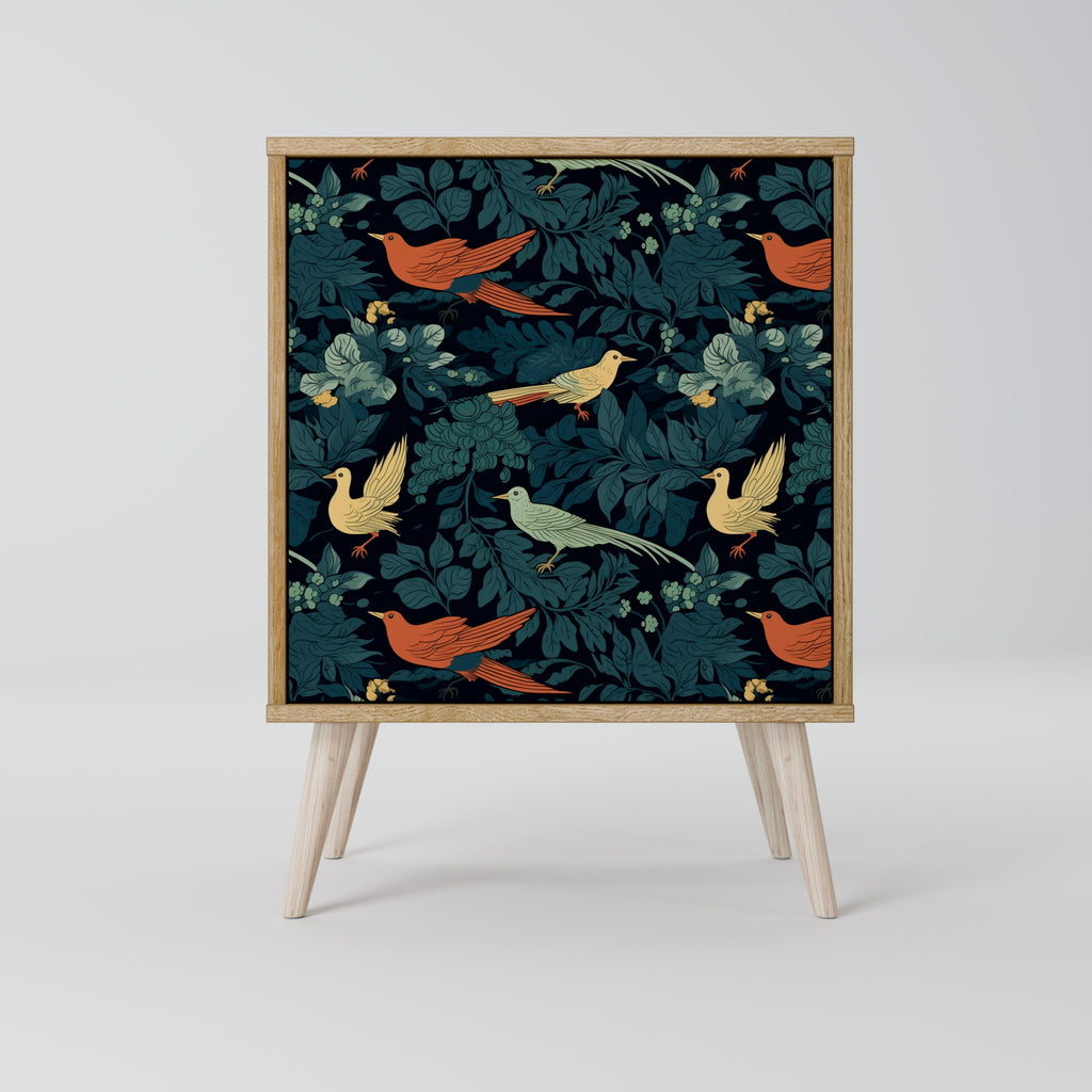 FOWL ORNAMENT Sideboard mit 1 Tür in Eiche-Optik