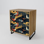 FOWLY DAZE Sideboard mit 1 Tür in Eiche-Optik