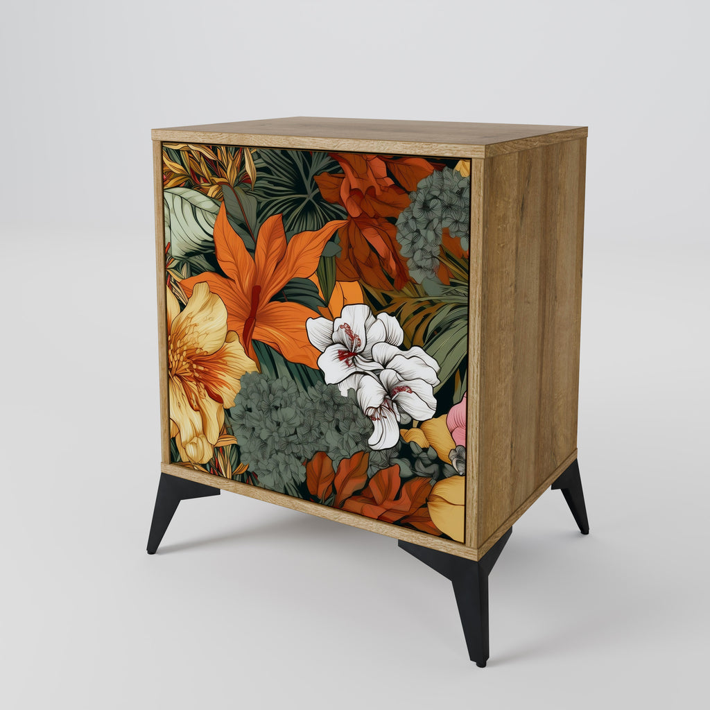 RADIANT FLORA Sideboard mit 1 Tür in Eiche-Optik