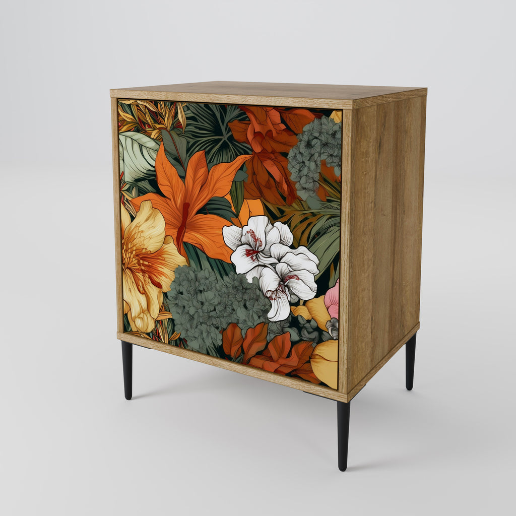 RADIANT FLORA Sideboard mit 1 Tür in Eiche-Optik
