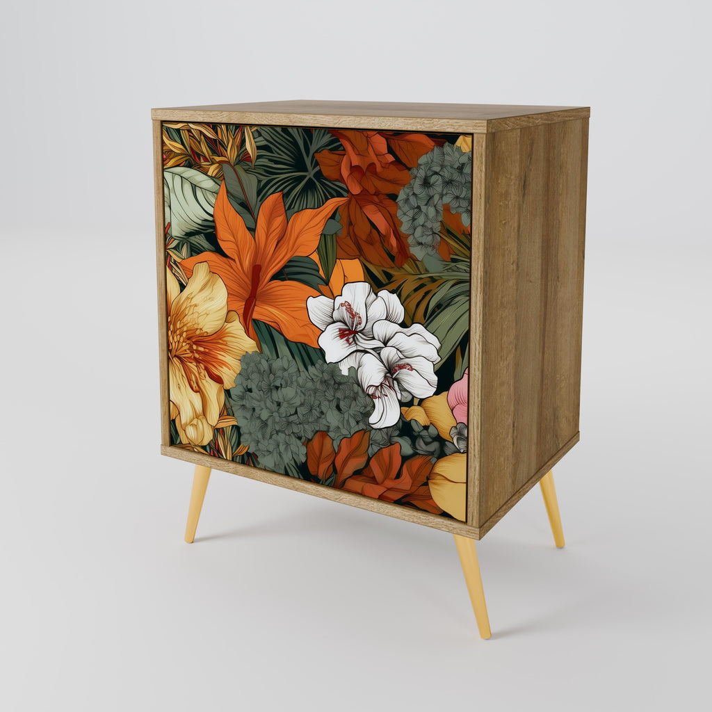 RADIANT FLORA Sideboard mit 1 Tür in Eiche-Optik
