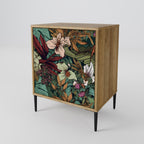 BOTANICAL EMERGENCE Sideboard mit 1 Tür in Eiche-Optik