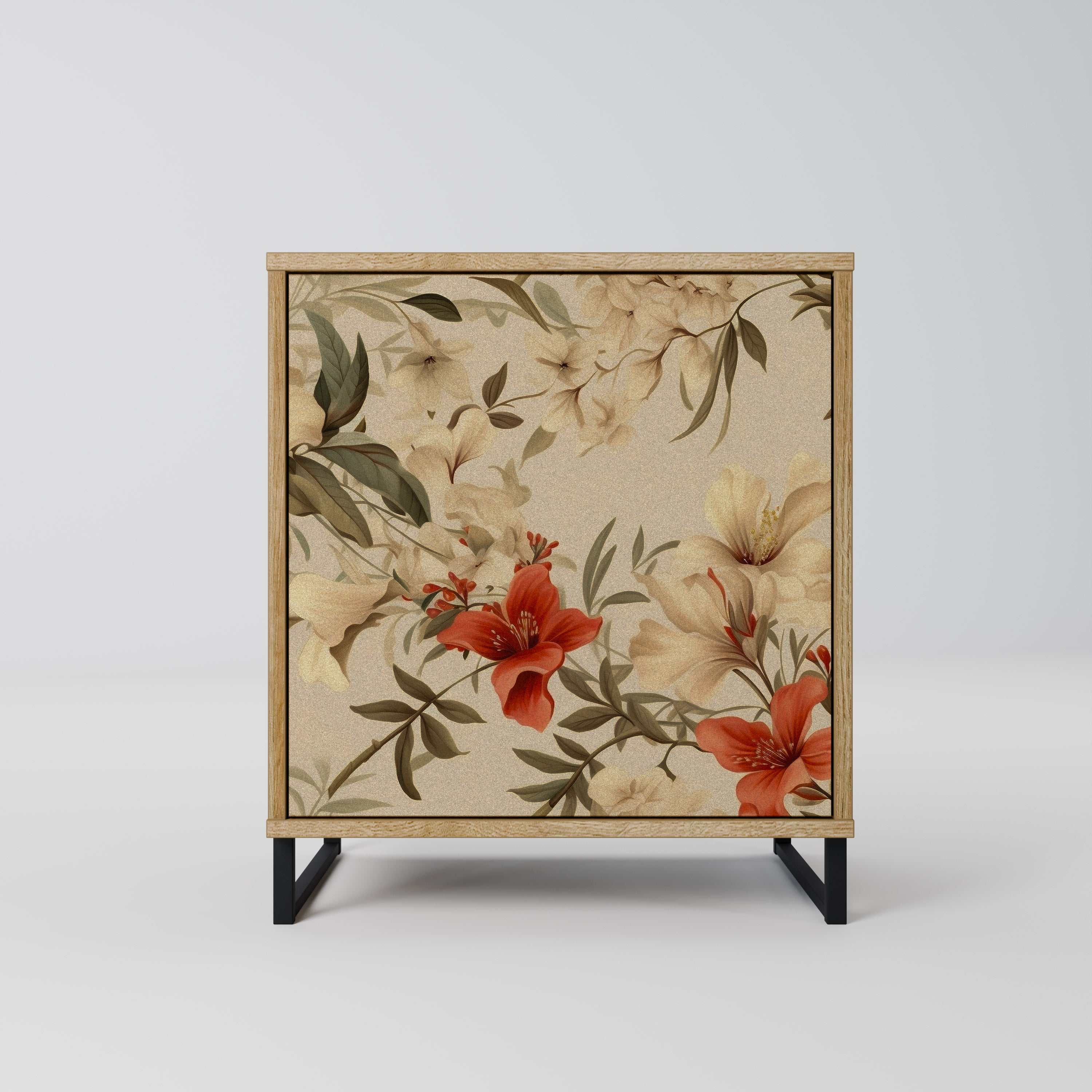 BLOOMING HARMONY Sideboard mit 1 Tür in Eiche-Optik