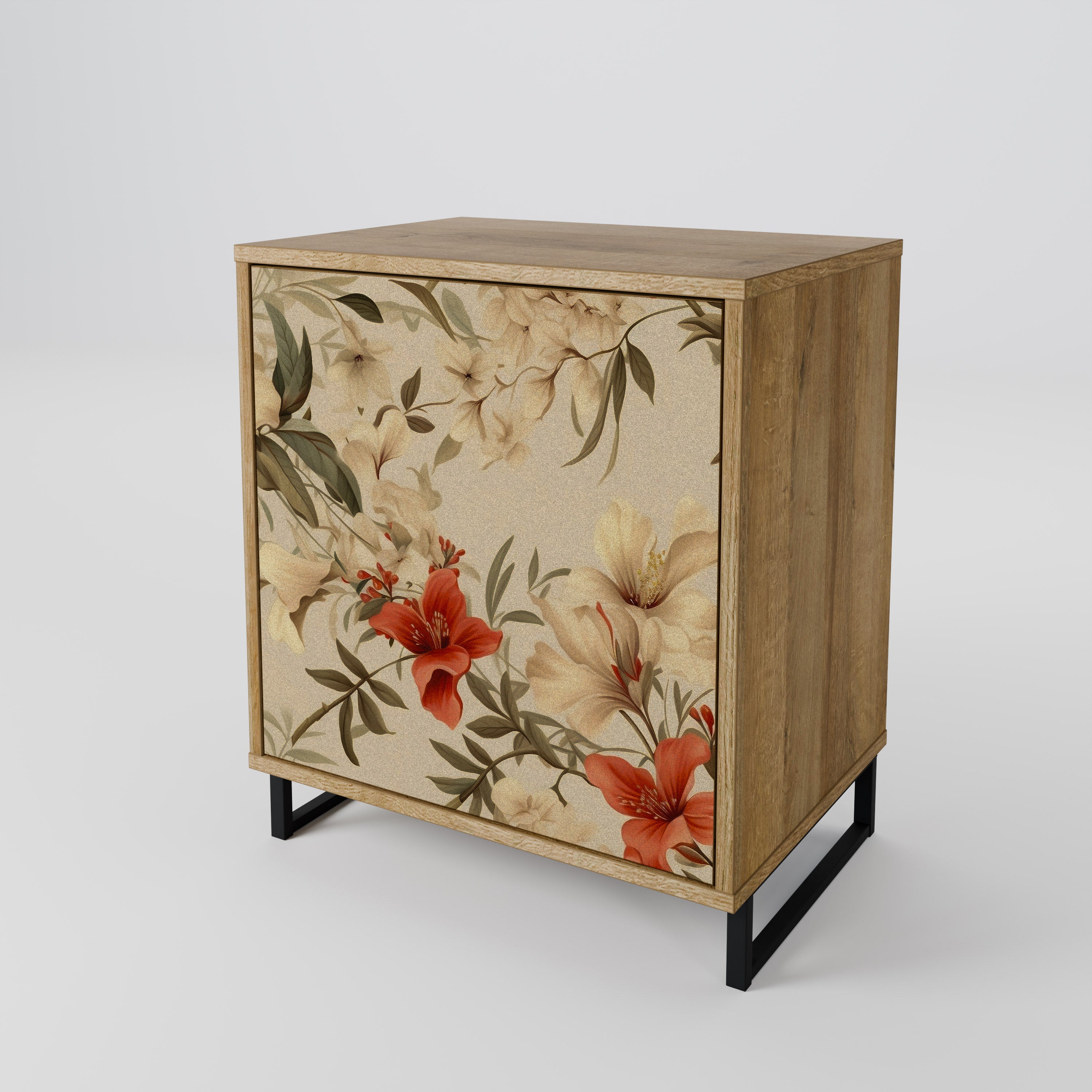 BLOOMING HARMONY Sideboard mit 1 Tür in Eiche-Optik