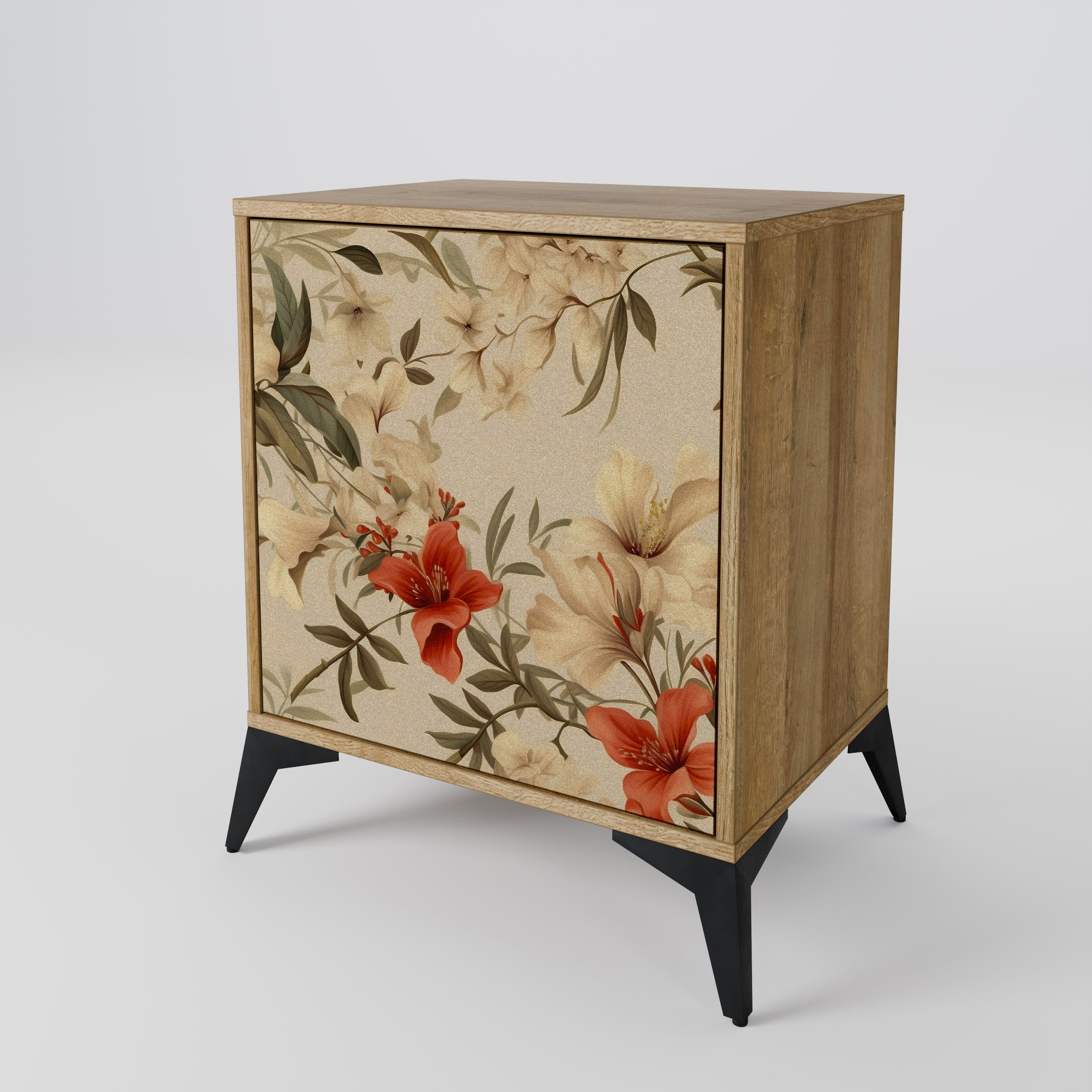 BLOOMING HARMONY Sideboard mit 1 Tür in Eiche-Optik