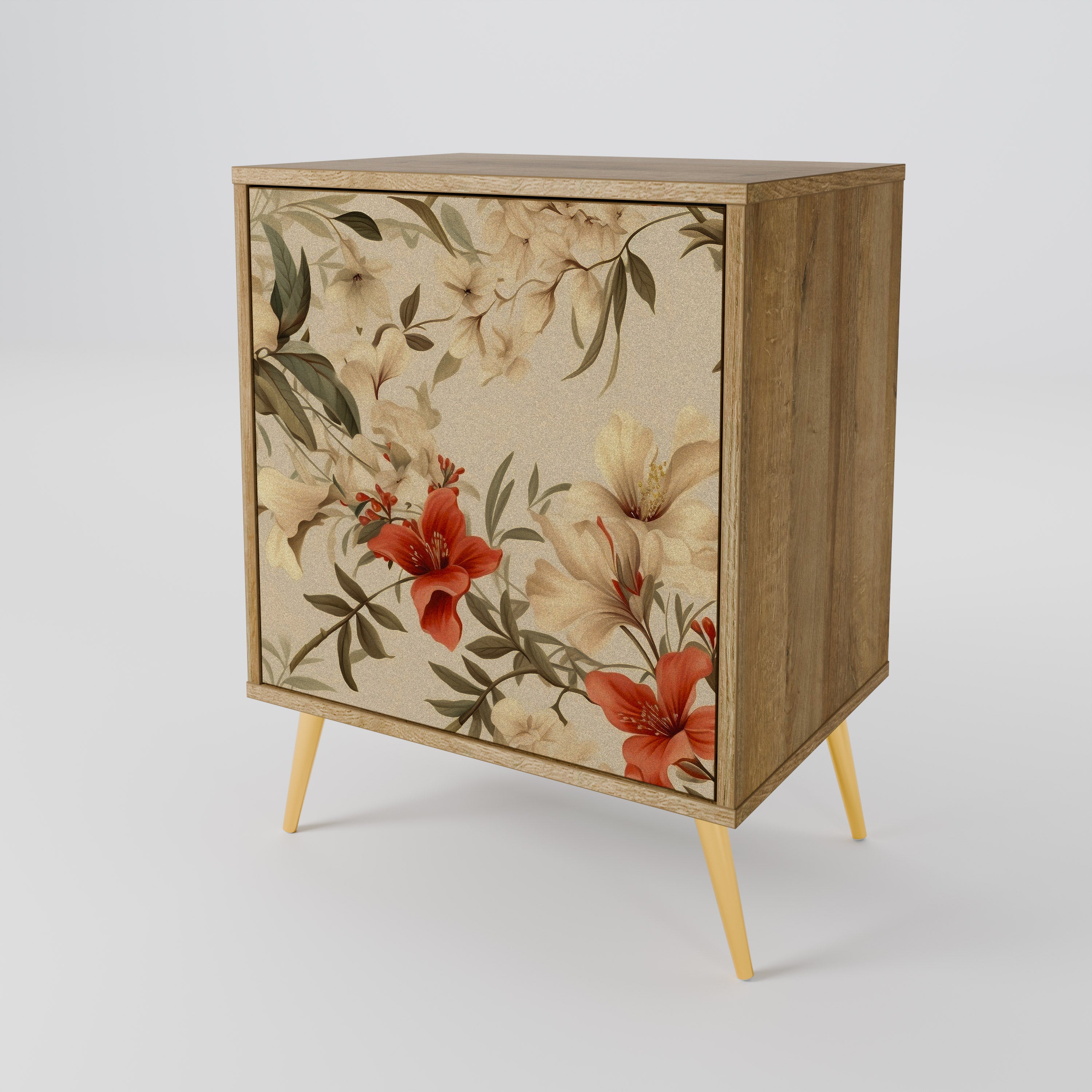 BLOOMING HARMONY Sideboard mit 1 Tür in Eiche-Optik