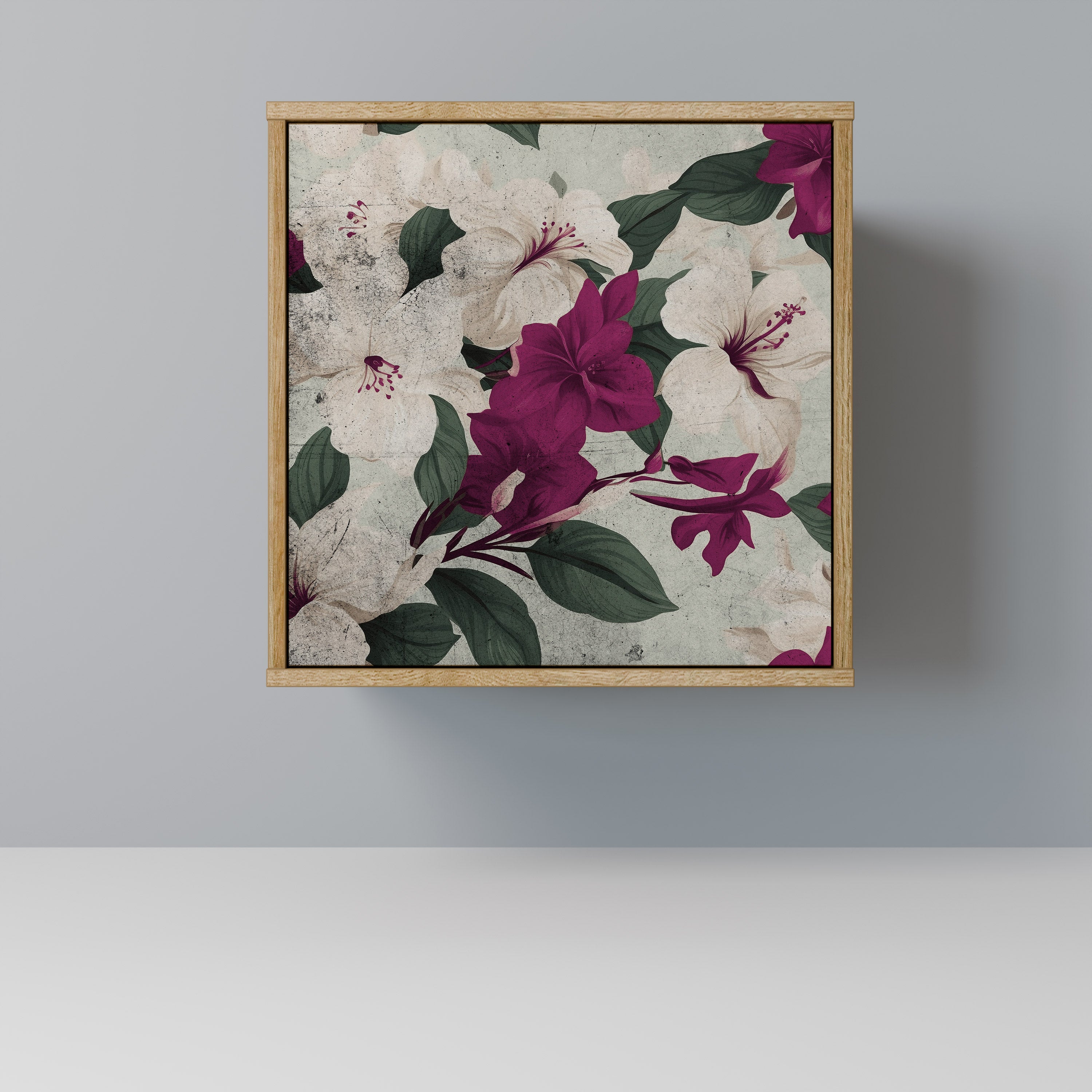 FLOWERET DREAM Sideboard mit 1 Tür in Eiche-Optik