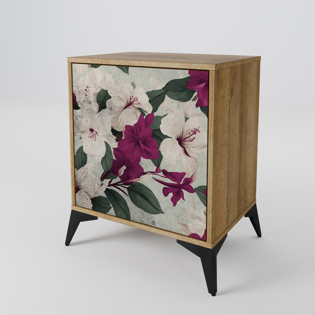 FLOWERET DREAM Sideboard mit 1 Tür in Eiche-Optik