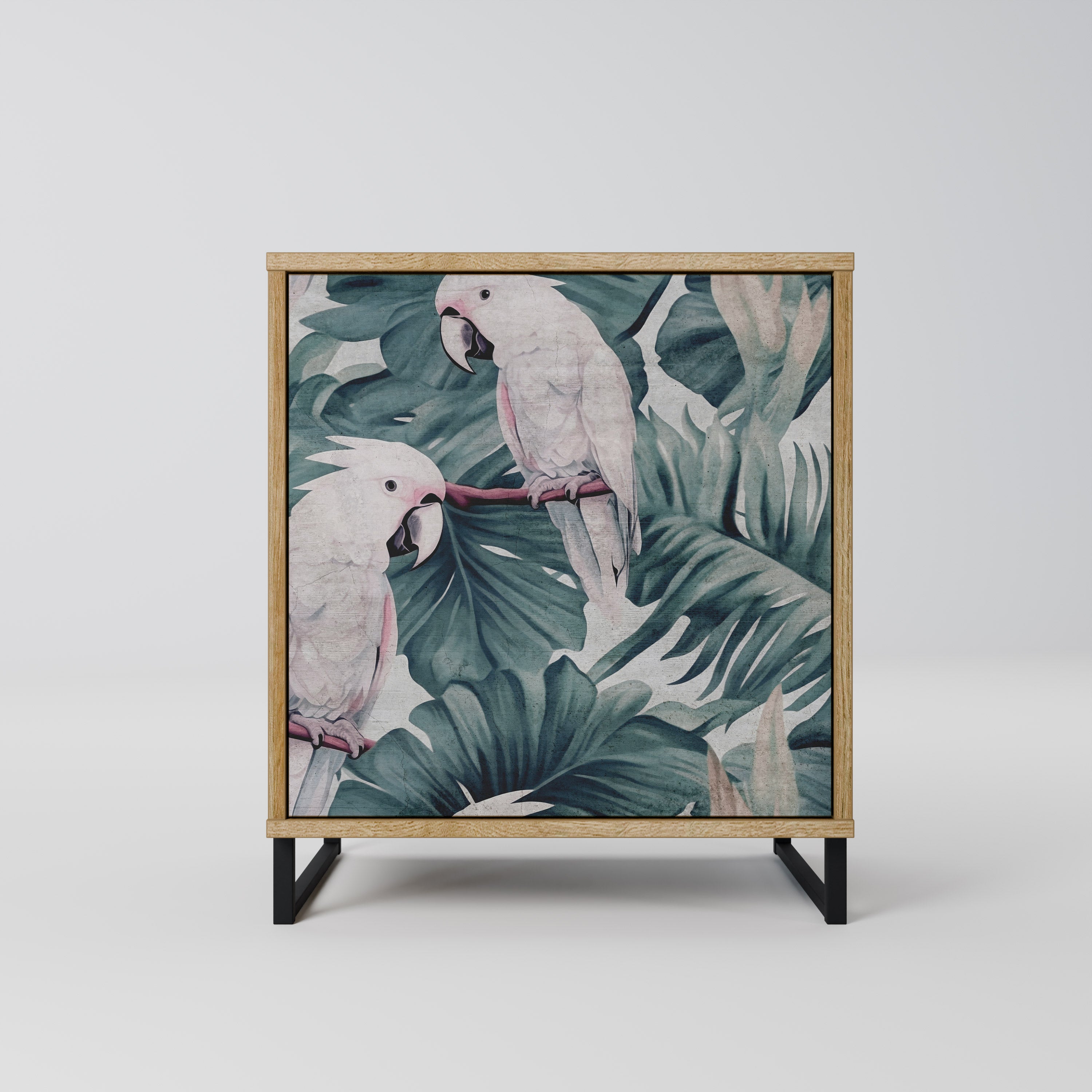 POPINJAY LOOK Sideboard mit 1 Tür in Eiche-Optik