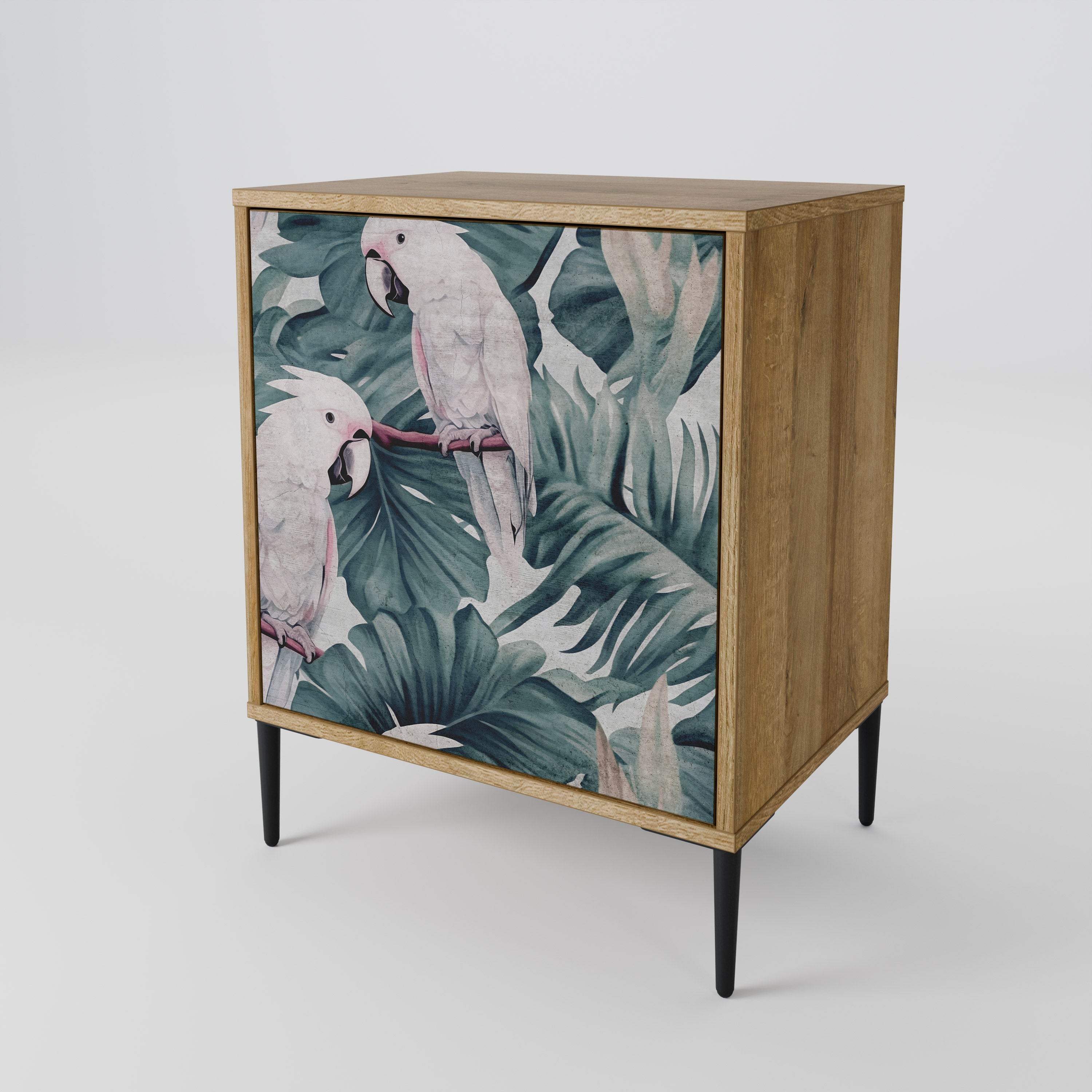 POPINJAY LOOK Sideboard mit 1 Tür in Eiche-Optik