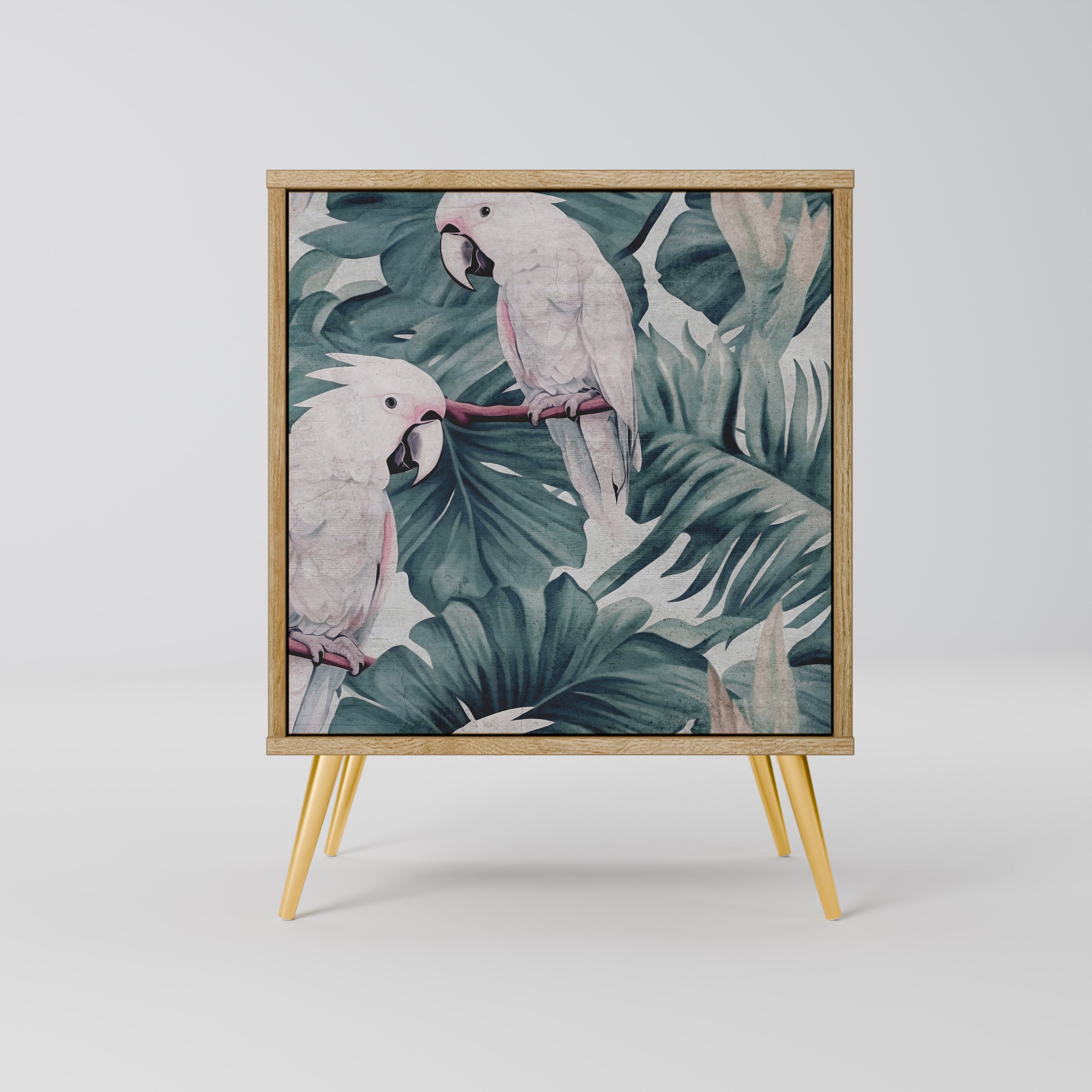 POPINJAY LOOK Sideboard mit 1 Tür in Eiche-Optik