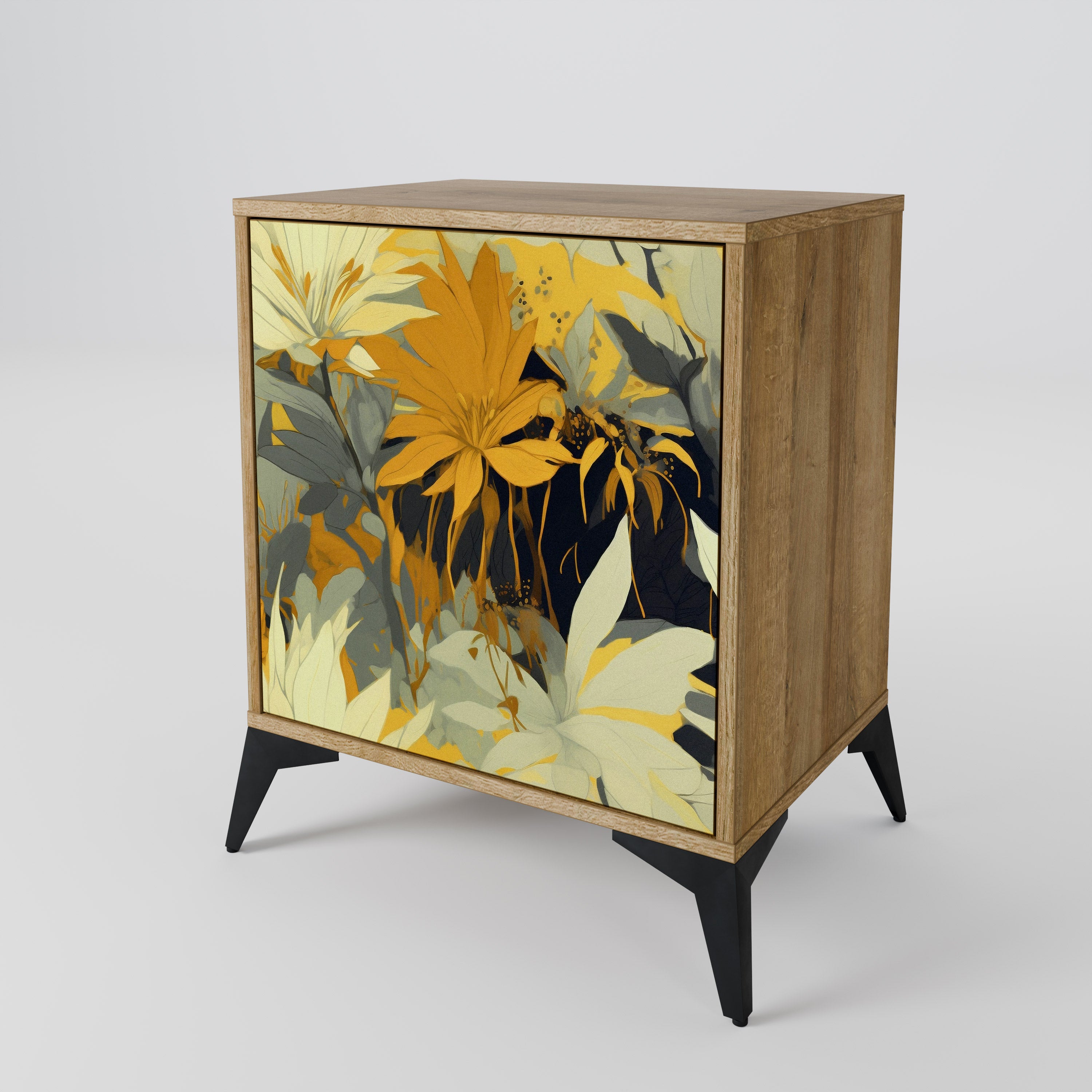 SUNKISSED LILY Sideboard mit 1 Tür in Eiche-Optik