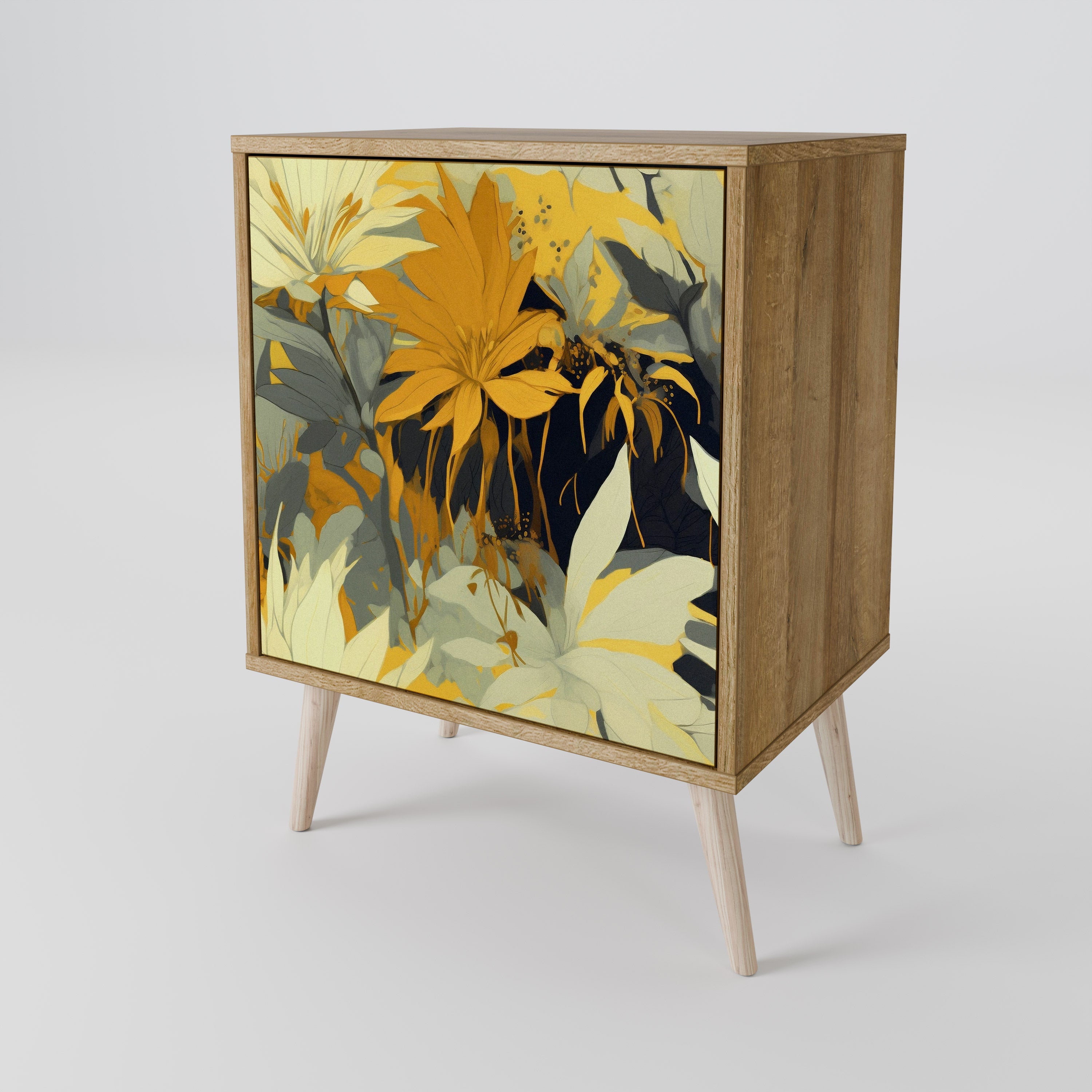 SUNKISSED LILY Sideboard mit 1 Tür in Eiche-Optik