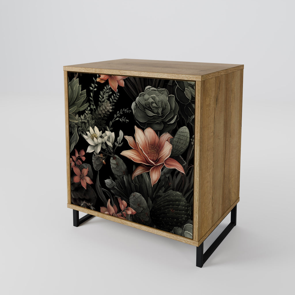 SECRET VERDURE Sideboard mit 1 Tür in Eiche-Optik