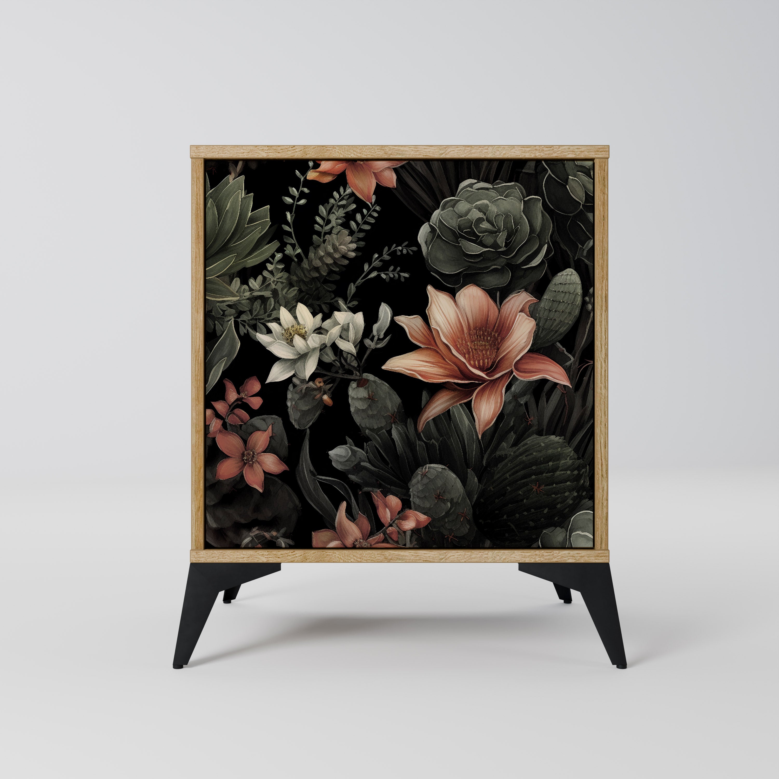 SECRET VERDURE Sideboard mit 1 Tür in Eiche-Optik