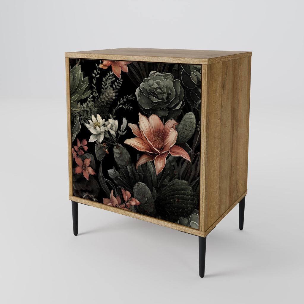 SECRET VERDURE Sideboard mit 1 Tür in Eiche-Optik