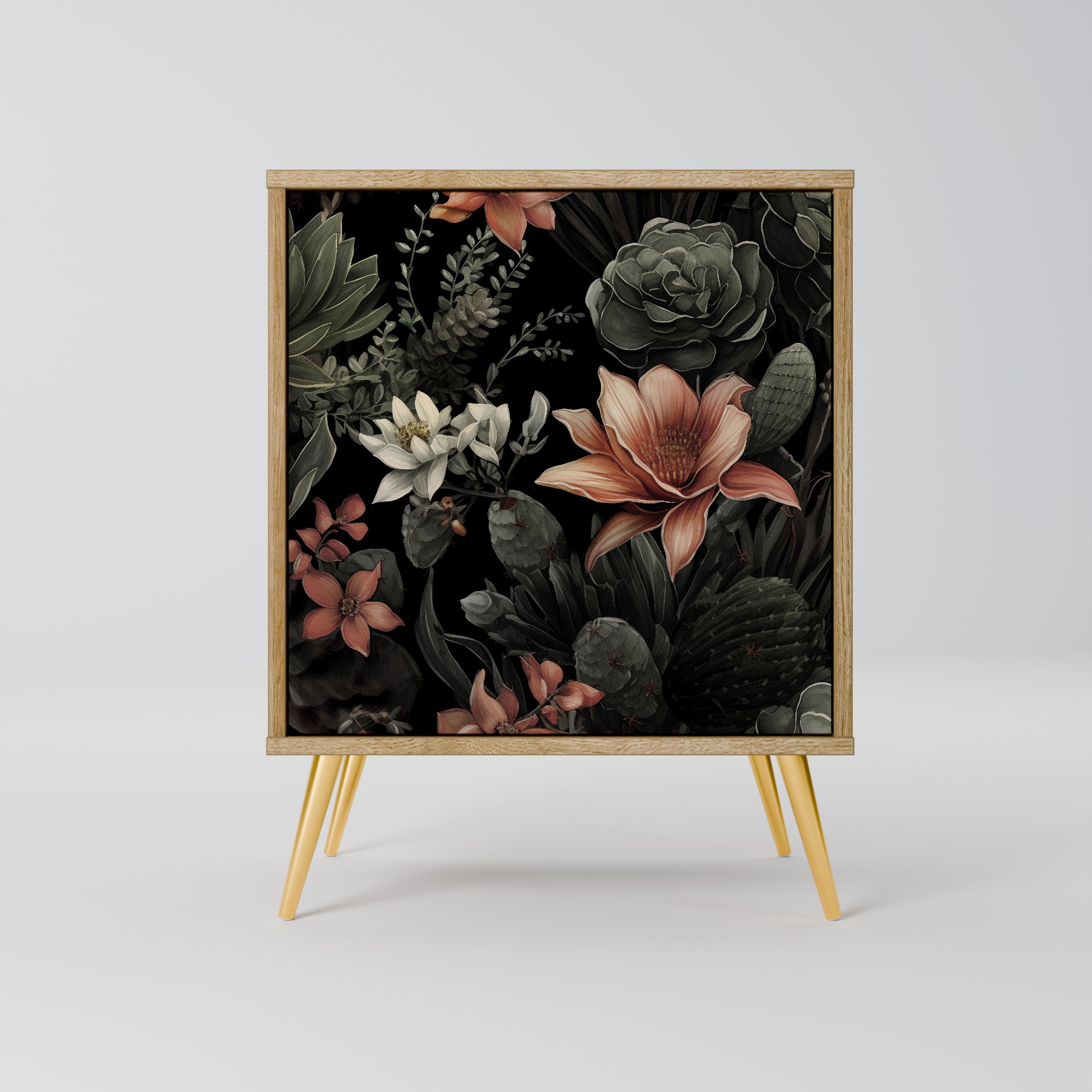 SECRET VERDURE Sideboard mit 1 Tür in Eiche-Optik