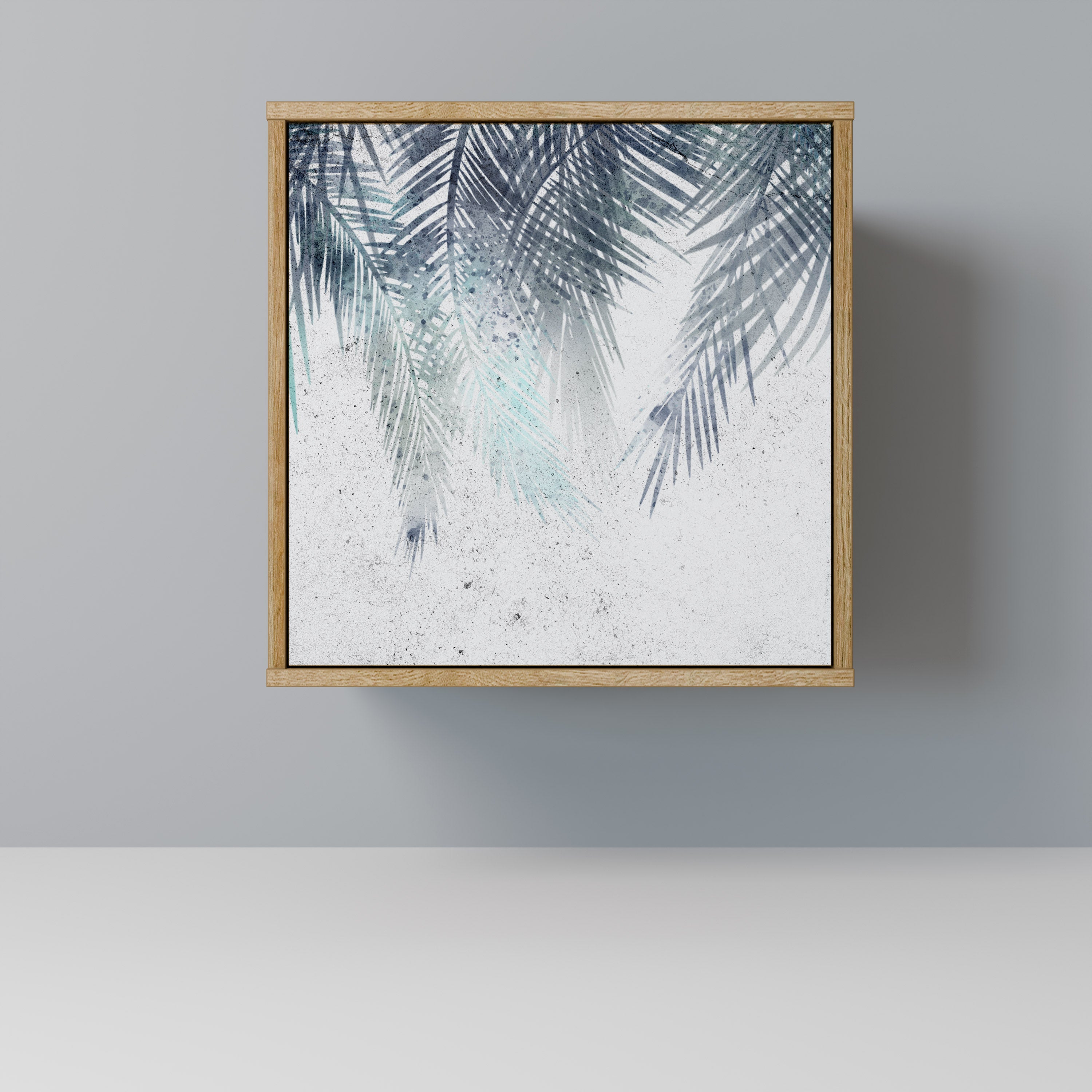 PALM VEIL Sideboard mit 1 Tür in Eiche-Optik