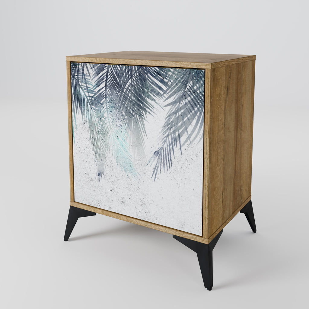PALM VEIL Sideboard mit 1 Tür in Eiche-Optik