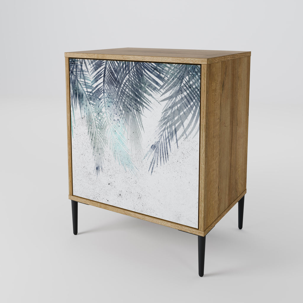 PALM VEIL Sideboard mit 1 Tür in Eiche-Optik
