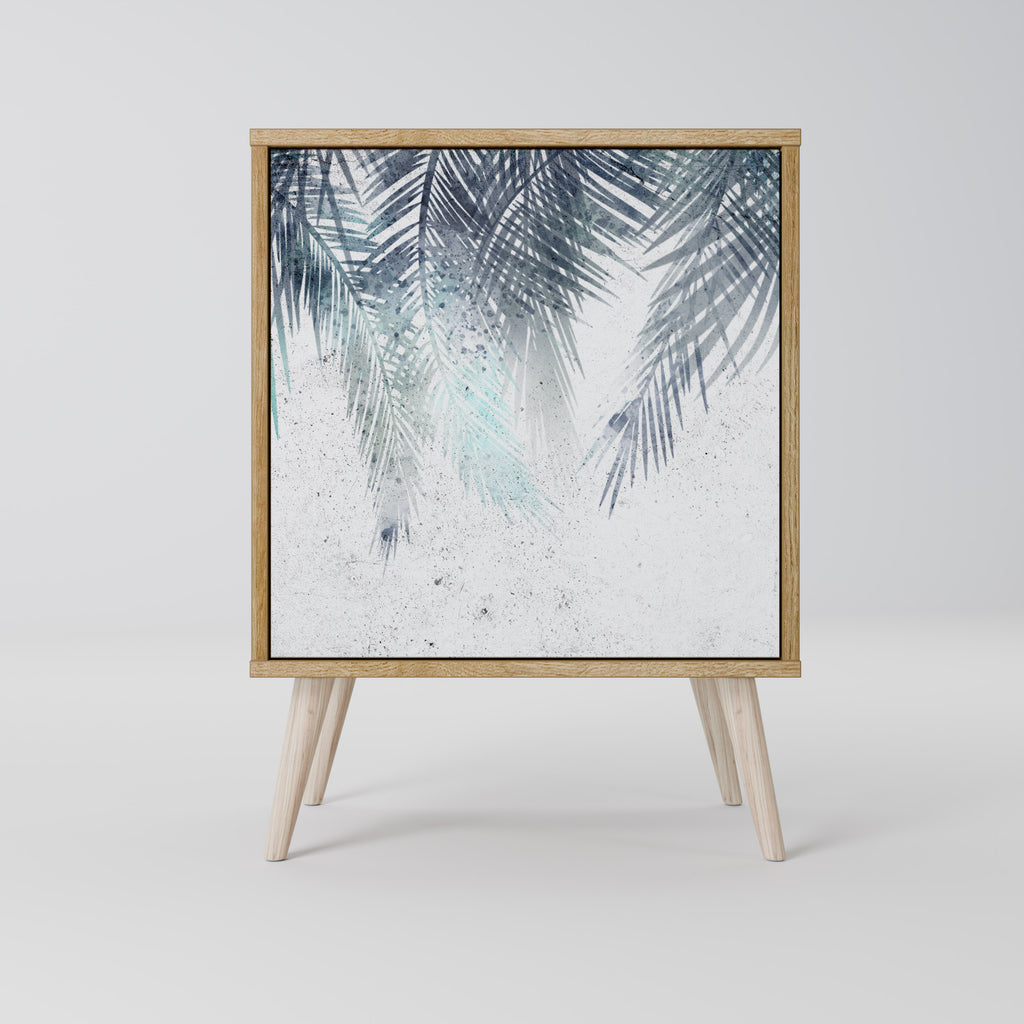 PALM VEIL Sideboard mit 1 Tür in Eiche-Optik