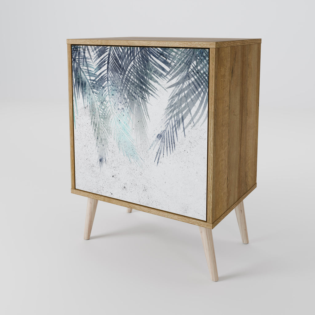 PALM VEIL Sideboard mit 1 Tür in Eiche-Optik