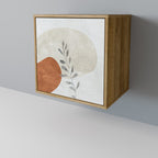 TRANQUIL TWIG Sideboard mit 1 Tür in Eiche-Optik