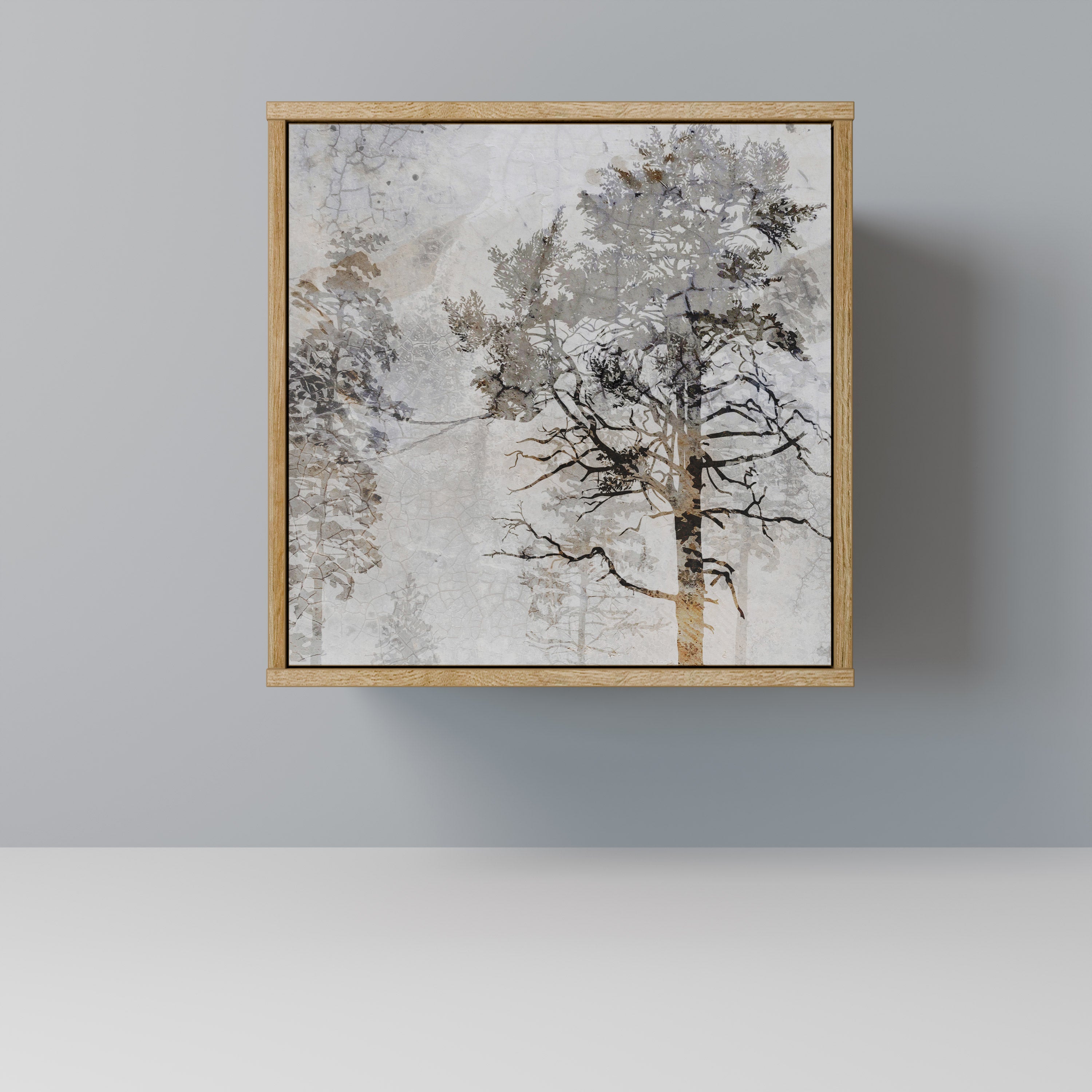 FADE IN THE TREES Sideboard mit 1 Tür in Eiche-Optik