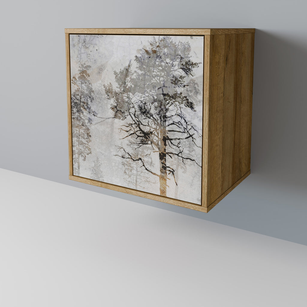 FADE IN THE TREES Sideboard mit 1 Tür in Eiche-Optik
