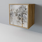 FADE IN THE TREES Sideboard mit 1 Tür in Eiche-Optik