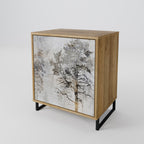FADE IN THE TREES Sideboard mit 1 Tür in Eiche-Optik