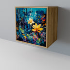 MIDNIGHT BLOSSOM Sideboard mit 1 Tür in Eiche-Optik