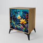 MIDNIGHT BLOSSOM Sideboard mit 1 Tür in Eiche-Optik