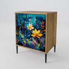 MIDNIGHT BLOSSOM Sideboard mit 1 Tür in Eiche-Optik