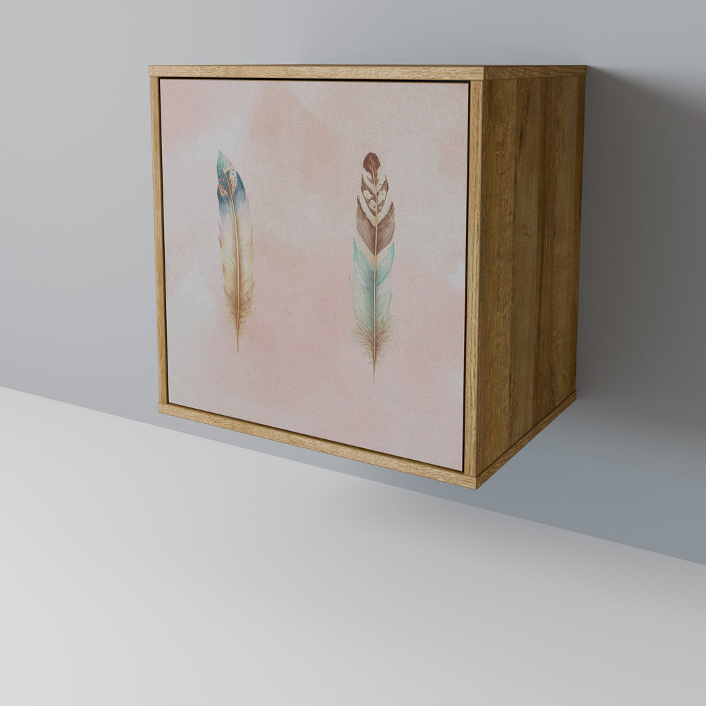 THE DELIQUESCE Sideboard mit 1 Tür in Eiche-Optik