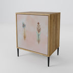 THE DELIQUESCE Sideboard mit 1 Tür in Eiche-Optik