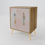 THE DELIQUESCE Sideboard mit 1 Tür in Eiche-Optik