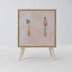 THE DELIQUESCE Sideboard mit 1 Tür in Eiche-Optik