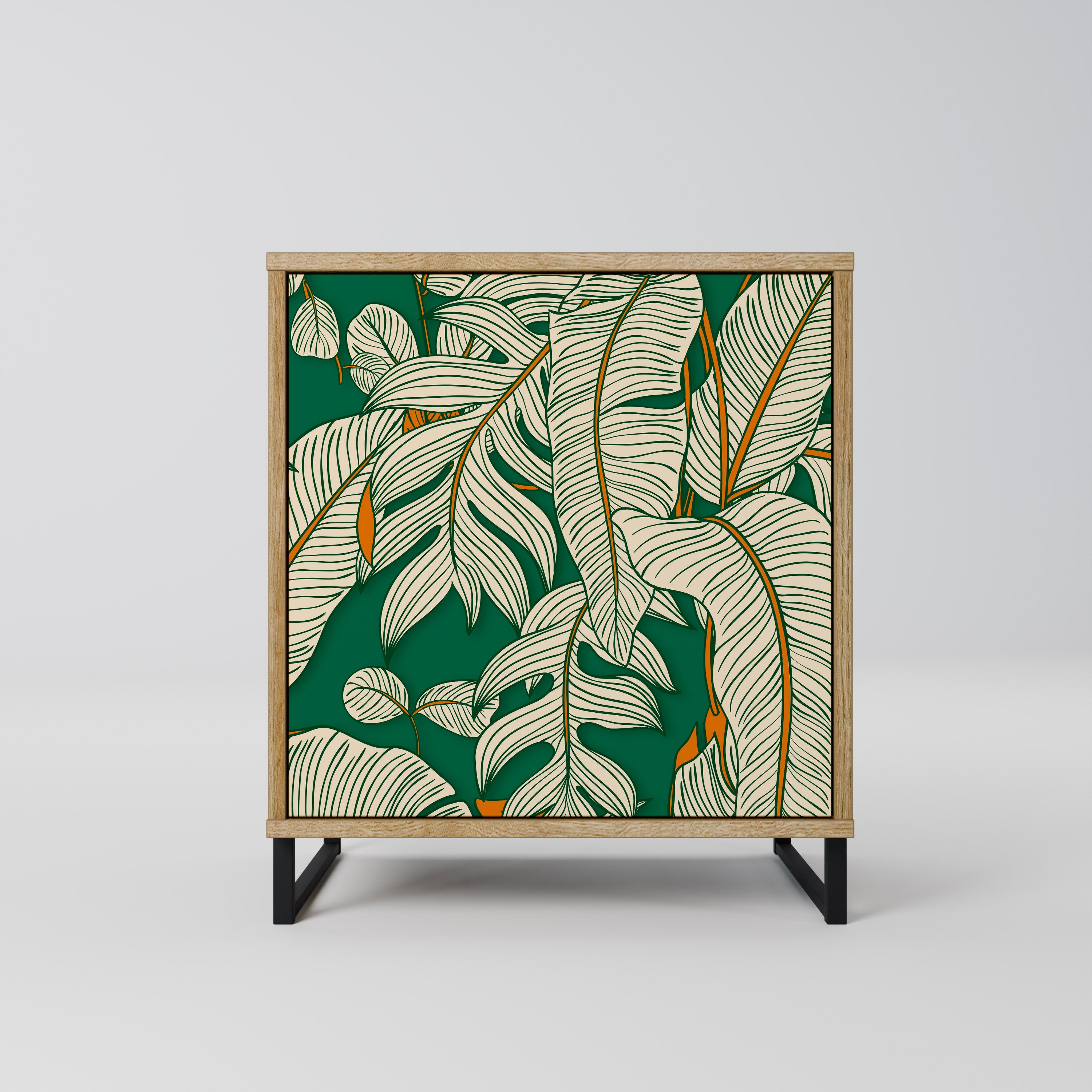 VERDANT PLEASURES Sideboard mit 1 Tür in Eiche-Optik