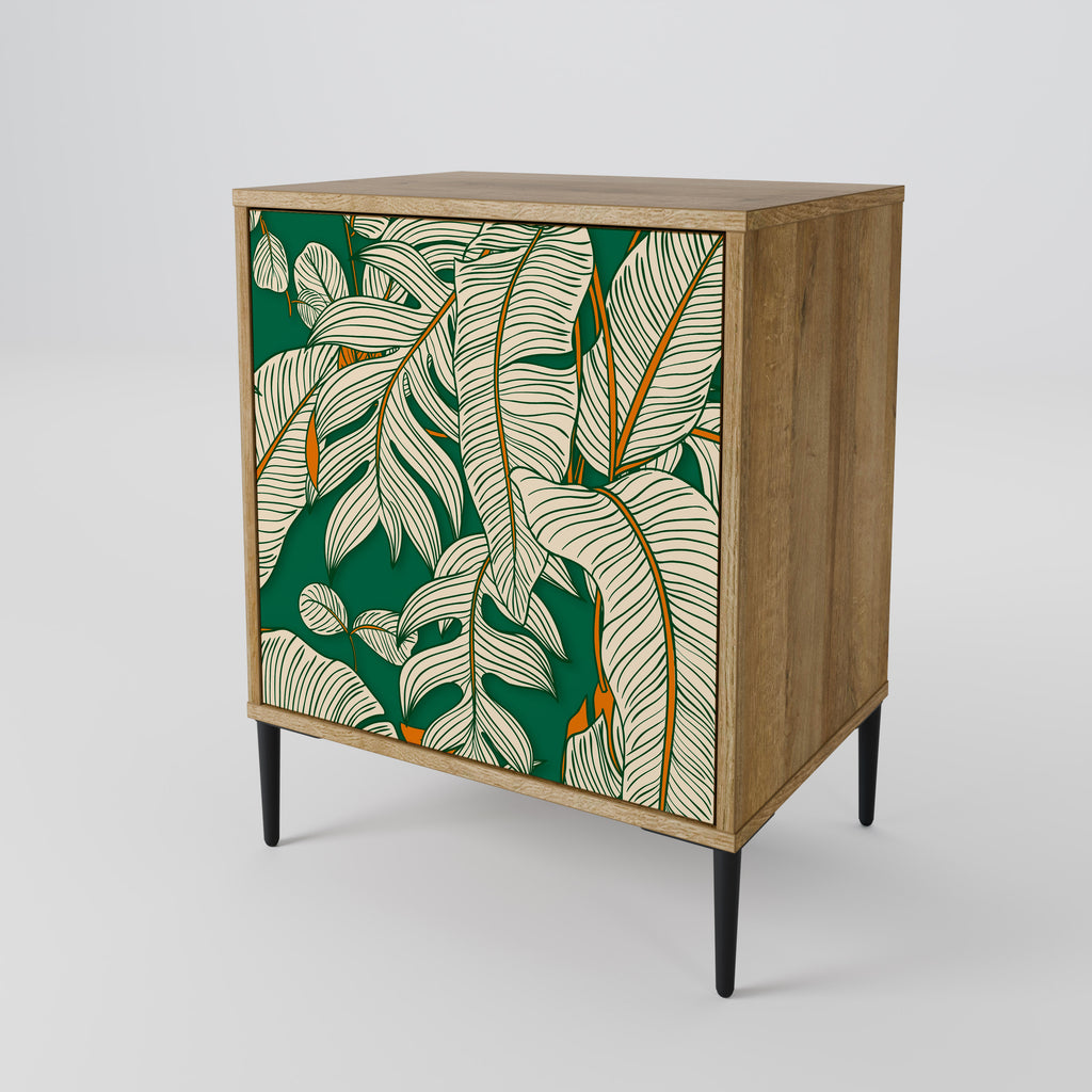 VERDANT PLEASURES Sideboard mit 1 Tür in Eiche-Optik