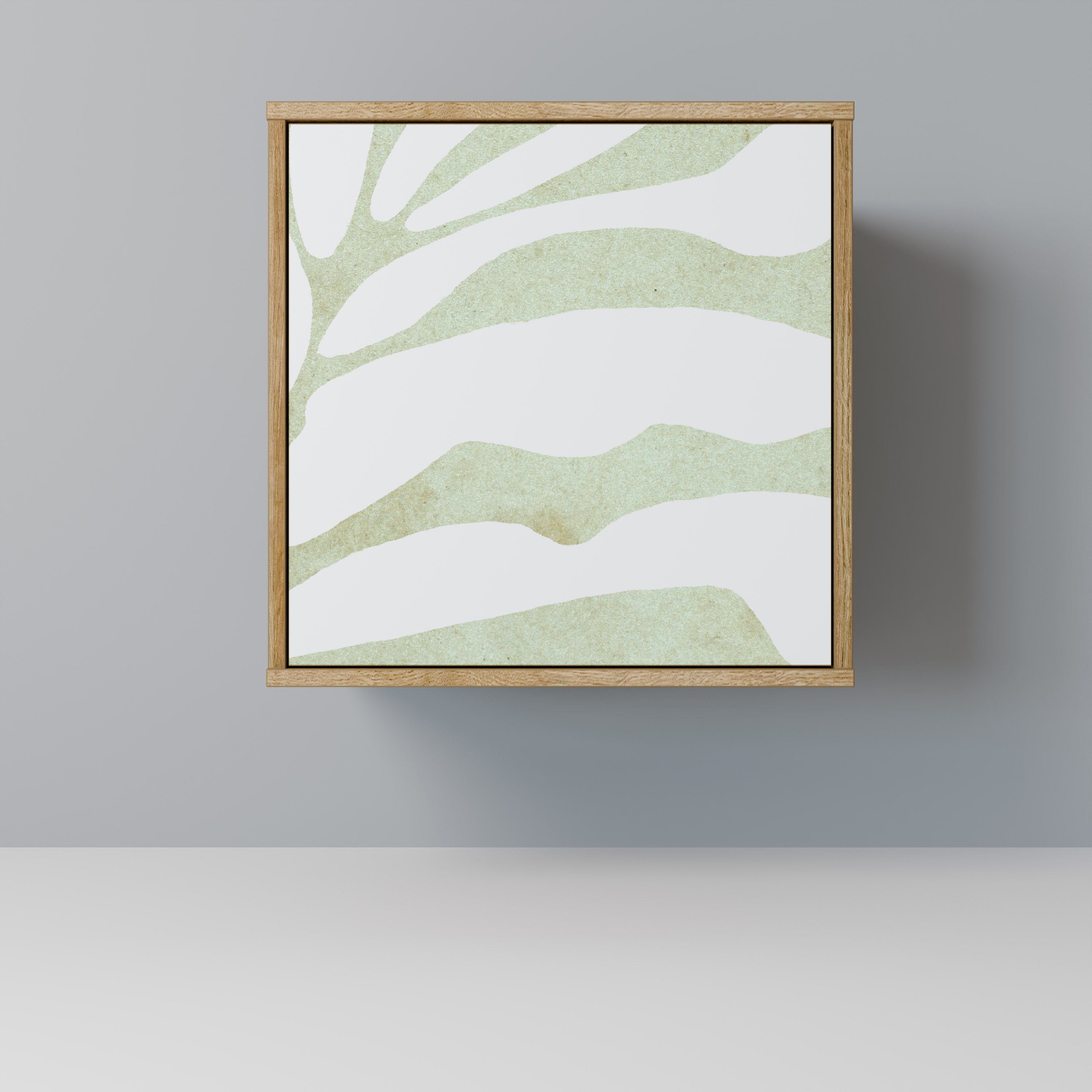 BOTANICAL SPARK Sideboard mit 1 Tür in Eiche-Optik