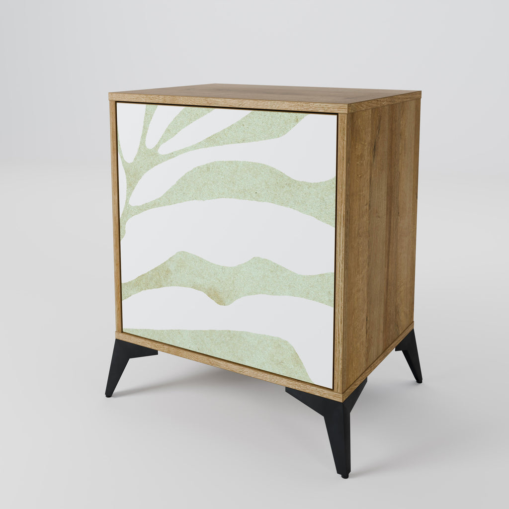 BOTANICAL SPARK Sideboard mit 1 Tür in Eiche-Optik