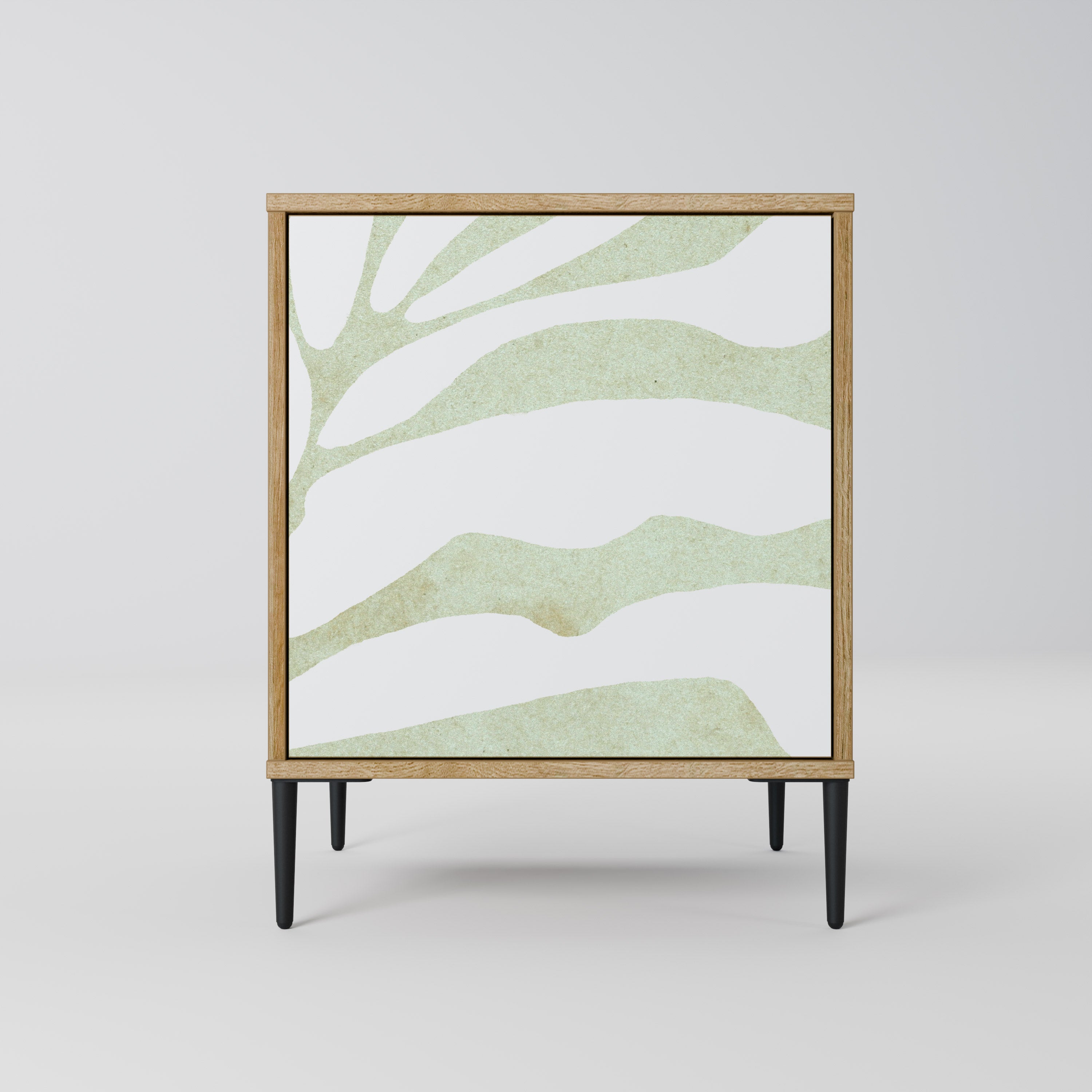 BOTANICAL SPARK Sideboard mit 1 Tür in Eiche-Optik